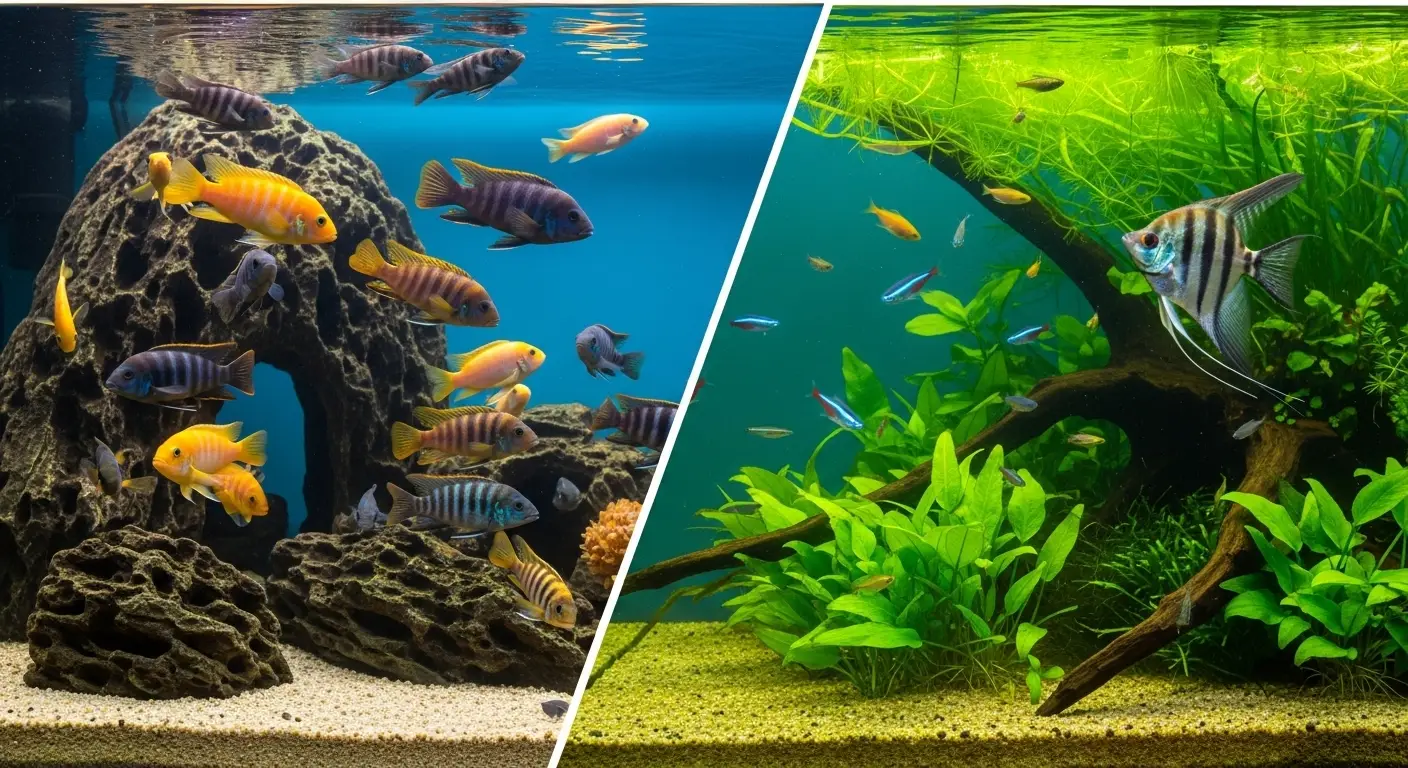 You are currently viewing Blog Title: The Art of the Aquarium: Cichlids vs. Community Fish—Choosing Your Perfect Ecosystem in Kenya